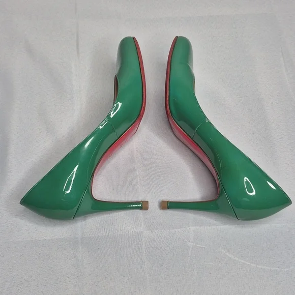 Christian Louboutin Green Patent Leather Classic Pumps EUR 36/US 6 - Picture 9 of 17